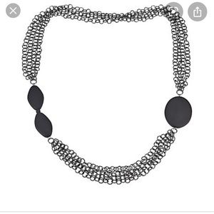 MarlaWynne Multi- Row Chain-Link Station Necklace